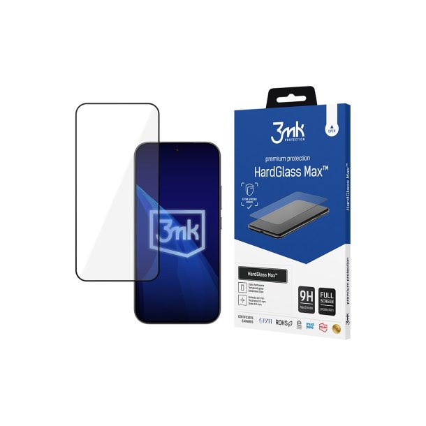 3mk HardGlass Max Black h�rdet glas til Xiaomi 17T