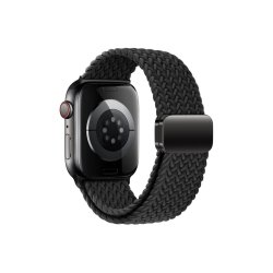 Tech-Protect Nylonmag rem til Apple Watch 4 / 5 / 6 / 7 / 8 / 9 / SE (38 / 40 / 41 mm) Black
