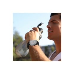 Tech-Protect Nylonmag rem til Apple Watch 4 / 5 / 6 / 7 / 8 / 9 / SE (38 / 40 / 41 mm) Black