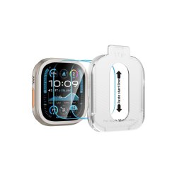 Tech-Protect Easy Set+ h�rdet glas 2-pak til Apple Watch Ultra 1/2 49mm Clear