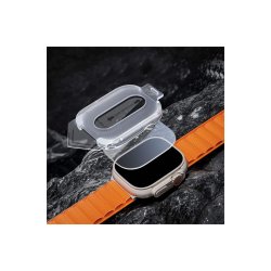Tech-Protect Easy Set+ h�rdet glas 2-pak til Apple Watch Ultra 1/2 49mm Clear