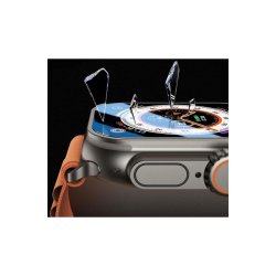 Tech-Protect Easy Set+ h�rdet glas 2-pak til Apple Watch Ultra 1/2 49mm Clear