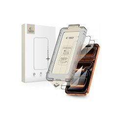 Tech-Protect Quick Set+ 2-pak h�rdet glas til iPhone 17 Pro Max Black