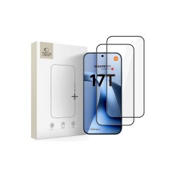 Tech-Protect Glass Fit+ 2-pak h�rdet glas til Xiaomi 17T Black