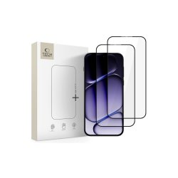 Tech-Protect Glass Fit+ 2-pak h�rdet glas til OnePlus Nord 6 Black