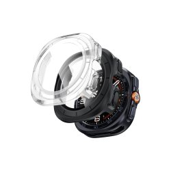 Tech-Protect Defense 2-pak cover til Samsung Galaxy Watch Ultra 47mm Clear Matte Black