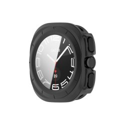 Tech-Protect Defense 2-pak cover til Samsung Galaxy Watch Ultra 47mm Clear Matte Black