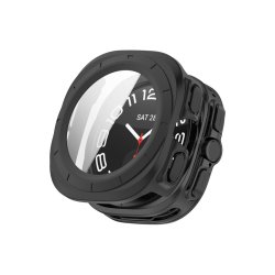 Tech-Protect Defense 2-pak cover til Samsung Galaxy Watch Ultra 47mm Clear Matte Black