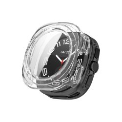 Tech-Protect Defense 2-pak cover til Samsung Galaxy Watch Ultra 47mm Clear Matte Black