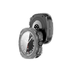 Tech-Protect Defense 2-pak cover til Samsung Galaxy Watch Ultra 47mm Clear Matte Black