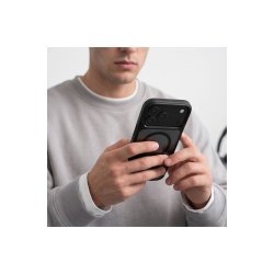 Tech-Protect Magmat Magsafe CC cover til iPhone 17 Pro Max / 18 Pro Max Transparent Black