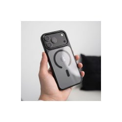 Tech-Protect Magmat Magsafe CC cover til iPhone 17 Pro Max / 18 Pro Max Transparent Black