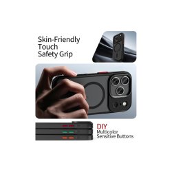 Tech-Protect MagMat XT 4-set MagSafe cover til iPhone 17 Pro Matte Black
