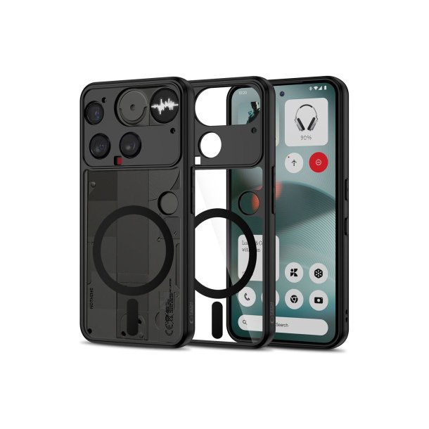 Tech-Protect MagMat MagSafe cover til Nothing Phone 3 Black og Clear