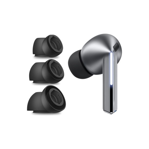 Tech-Protect �repropper til Samsung Galaxy Buds 3 Pro in sizes S / M / L - black (3 stk..)