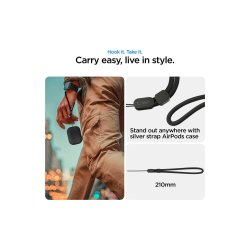 Tech-Protect NaturalFit cover til AirPods Pro 3 Black