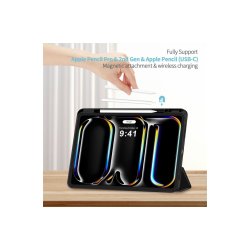 Tech-Protect SC Pen cover til iPad Pro 11&rdquo; 5/6 2024-2025 Black