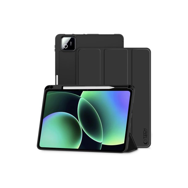 Tech-Protect SmartCase Pen cover til Xiaomi Pad 7 / 7 Pro / 8 / 8 Pro 11.2 Black