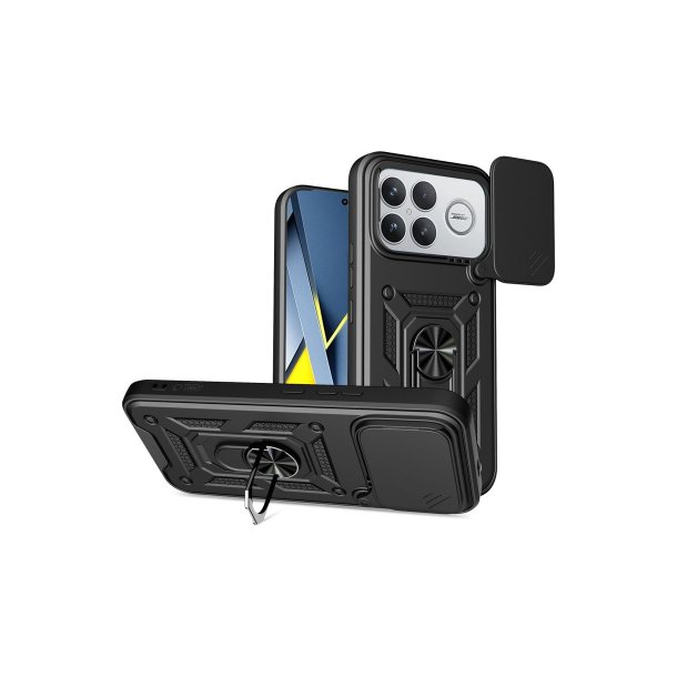 Tech-Protect CamShield Pro cover til Xiaomi Poco F8 Ultra Black