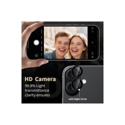Tech-Protect Camring Fit+ kamerabeskyttelse til Xiaomi Redmi Note 15 Pro 5G / 15 Pro+ Black
