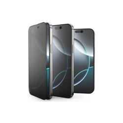 Tech-Protect privacy-glas Pro+ 2-pak til iPhone 17e / 16e / 14 / 13 Pro / 13 Black