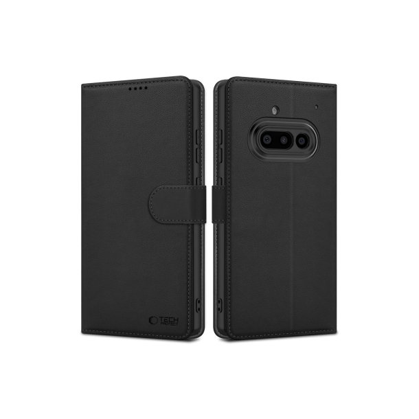 Tech-Protect wallet-cover til Nothing Phone 3A Matte Black