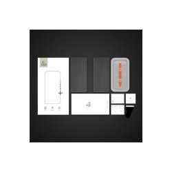 Tech-Protect Quick Set+ h�rdet glas til Samsung Galaxy S25 Transparent