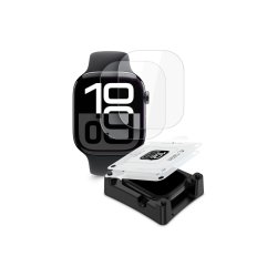 Tech-Protect Supreme hydrogel-film Set 2-pak til Apple Watch 10 42 mm Transparent