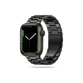 Tech-Protect urrem i rustfrit st�l til Apple Watch 4 / 5 / 6 / 7 / 8 / 9 / SE / Ultra 1 / 2 (42/44/45/49 mm) Black