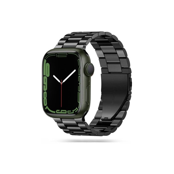 Tech-Protect urrem i rustfrit st�l til Apple Watch 4 / 5 / 6 / 7 / 8 / 9 / SE / Ultra 1 / 2 (42/44/45/49 mm) Black
