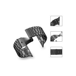 Tech-Protect urrem i rustfrit st�l til Apple Watch 4 / 5 / 6 / 7 / 8 / 9 / SE / Ultra 1 / 2 (42/44/45/49 mm) Black