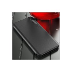 Eco Leather View cover til Samsung Galaxy S24 FE med Flip og Stand Black