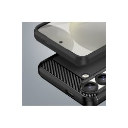 Carbon cover fleksibel silikone til Xiaomi Poco F7 Ultra Black