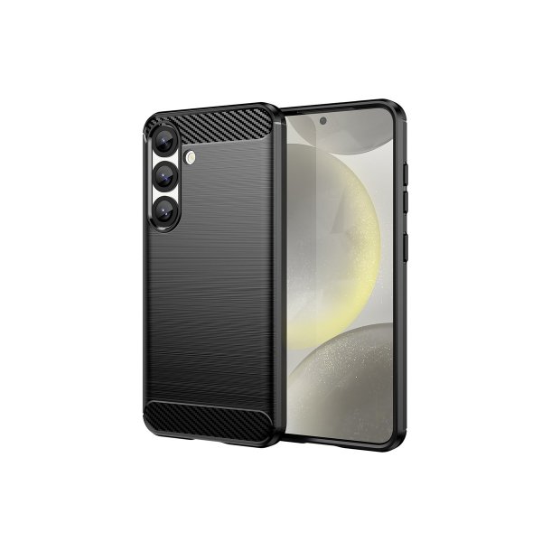 Carbon cover fleksibel silikone til Nothing Phone (3a) Pro Black