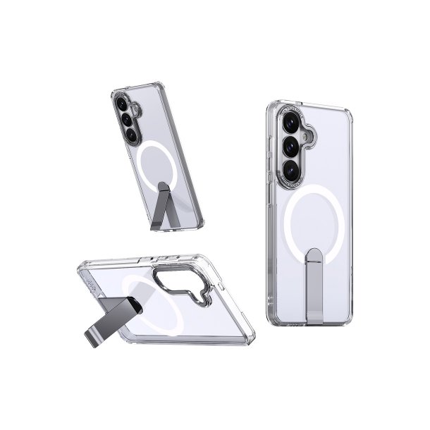Hybrid Armor X cover til Samsung Galaxy A57 med stander med MagSafe Transparent