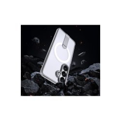 Hybrid Armor X cover til Samsung Galaxy A57 med stander med MagSafe Transparent