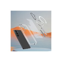 Hybrid Armor X cover til Samsung Galaxy A57 med stander med MagSafe Transparent