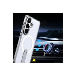 Hybrid Armor X cover til Samsung Galaxy A57 med stander med MagSafe Transparent