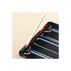 Dux Ducis Vers cover til iPad Pro 11" (2024/2025) med stander og Apple Pencil Holder Black
