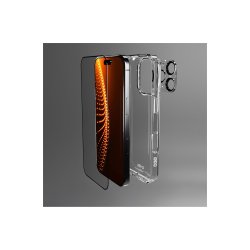 SBS set med D3O-teknologi til iPhone 16 Pro - cover + sk�rmglas og kamerabeskyttelse Transparent