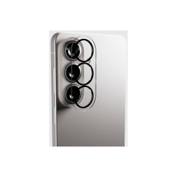 SBS beskyttelsesglas til bagkamera til Samsung Galaxy S26/S26 Plus med sort ramme