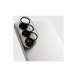 SBS beskyttelsesglas til bagkamera til Samsung Galaxy S26/S26 Plus med sort ramme