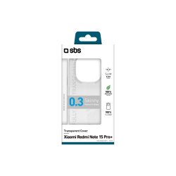 SBS Skinny cover til Xiaomi Redmi Note 15 Pro+ Transparent