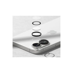 Ringke kamerarammebeskyttelse 2-pak til iPhone 16 / 16 Plus Black