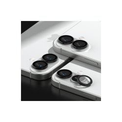 Ringke kamerarammebeskyttelse 2-pak til iPhone 16 / 16 Plus Black