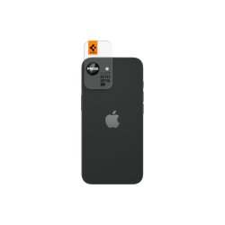 Spigen Optik Pro GLAS.TR "Ez Fit" kamerabeskyttelse 2-pak til iPhone 16e / 17e Black