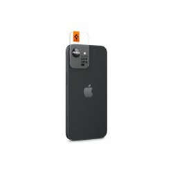 Spigen Optik Pro GLAS.TR "Ez Fit" kamerabeskyttelse 2-pak til iPhone 16e / 17e Black