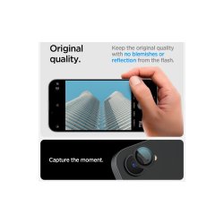 Spigen Optik Pro GLAS.TR "Ez Fit" kamerabeskyttelse 2-pak til iPhone 16e / 17e Black