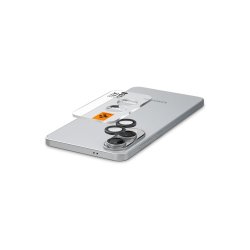 Spigen Optik Pro GLAS.TR "Ez Fit" 2-pak kamerabeskyttelse til Samsung Galaxy S25 Edge Black