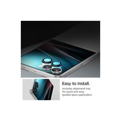 Spigen Optik Pro HD Glas.TR EZ Fit 2-pak kamerabeskyttelse til Samsung Galaxy Z Flip 7 Black